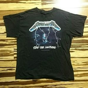 2008 Metallica Ride the Lightning t shirt